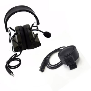 หูฟังแบบครอบหูพร้อมไมโครโฟน PTT สำหรับวิทยุสื่อสารรุ่น PD700 PD780 อุปกรณ์เสริมวิทยุสื่อสาร - Product Image 2