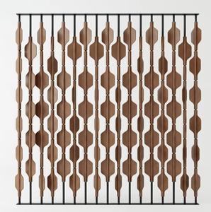 Separador Decorativo Giratorio de 360 Grados Aoleidun SS34, <span class=keywords><strong>Diseño</strong></span> Nórdico Moderno Transparente, Acero Inoxidable Color Oro Rosa, para Ambientes de Lujo - Product Image 3