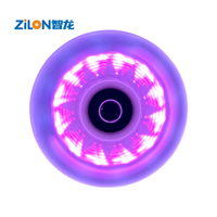 Roues de patins à roulettes LED programmables en PU avec motifs dynamiques personnalisés, légères et étanches pour patins en ligne