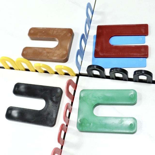 Customized Durable Modern Design Plastic 1/16" Thick Horseshoe & U Shims for Window Use with Lifetime Warranty
