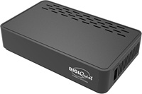 DIGIQUEST G9 DVB-T2 HEVC Decodificador Digital Terrestre Full HD de 10 bits, Control Remoto Dual, Botones Grandes, Reproductor Multimedia USB, Alimentación de 12V