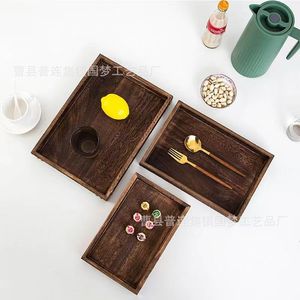 Paulownia Wood <b>Tea</b> <b>Tray</b> 916 Handmade Serving <b>Tray</b> For <b>Tea</b> And Bread - Product Image 4