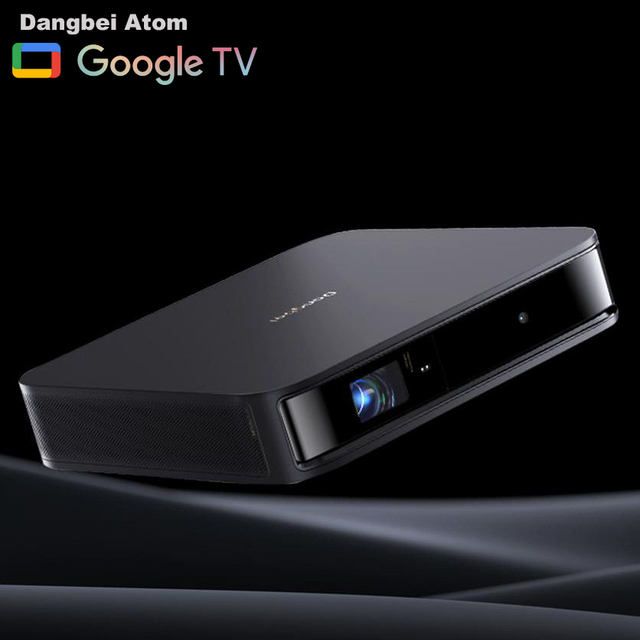 Fast Dispatch Dangbei Atom Portable Smart Mini Projector Full HD 1080p Google TV Laser UST 3D 1200 Lumens HIFI Stereo Speakers