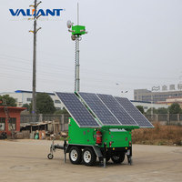 Hochmast CCTV Solar Trailer 24h Guard