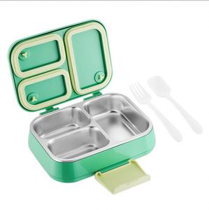 2 / 3 Compartment Leakproof Lunchbox Portable Food Storage Container Tiffin Bento Lunch Box Stainless Steel Lunch Box for Kids - Product Image 5