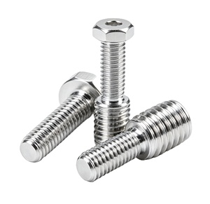 Vis de fixation antivol M2 en acier galvanisé à double extrémité filetée, à tête plate, usinées CNC, de précision, pour applications électroniques et matériel de bricolage - Product Image 1