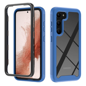 <span class=keywords><strong>Coque</strong></span> de téléphone en tpu pc pour <span class=keywords><strong>Samsung</strong></span> Galaxy S23 S23 Plus Ultra Fundas combo couvertures arrière de téléphone antichoc - Product Image 3