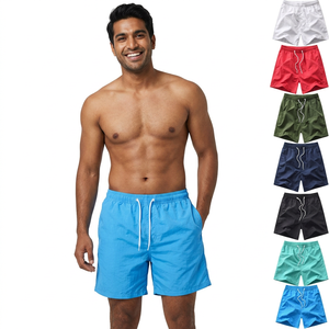 Pantalones cortos deportivos sólidos de verano para hombre al por mayor, de secado rápido, personalizables, para correr, gimnasio, playa, envío DDP - Product Image 1