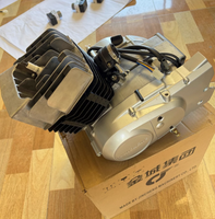 Moteur 100cc de bonne qualité pour Honda, Yamaha, Kawasaki, Lifan AX100 avec kit chaîne, disque d'embrayage, bobine et pièces de rechange