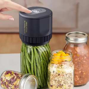 Wholesale <strong>Kitchen</strong> Tools Automatic <strong>Kit</strong> Food Storage Regular Mouth Jar Lids Electric Jar Vacuum Sealing Machine - Product Image 2