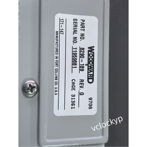 1PCS Controlador de velocidad WOODWARD 8290-189 USADO Envío gratis DHL/FedEX - Product Image 3