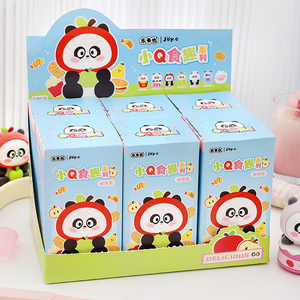 Caja Sorpresa de Panda de PVC Seguro, Serie XiaoQ Food Fun, Juguete Misterioso de Animales Adorables con Diseño Original, Perfecto para Niños - Product Image 3