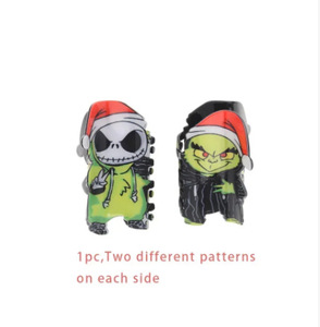 Nueva Pinza para el Cabello <span class=keywords><strong>de</strong></span> Jack Skellington, Pinza <span class=keywords><strong>de</strong></span> Tiburón <span class=keywords><strong>con</strong></span> Diseño <span class=keywords><strong>de</strong></span> Pesadilla Antes <span class=keywords><strong>de</strong></span> Navidad para Mujer, Venta al por Mayor - Product Image 6