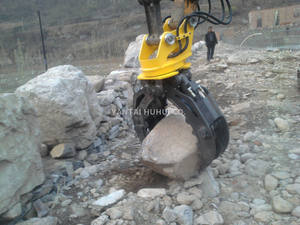 Гидравлический вращающийся Грейфер для камня экскаватора EX300 - Product Image 6