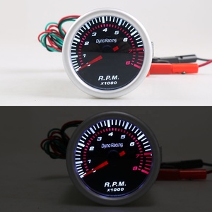 Universeller 2'' 52mm Auto-Drehzahlmesser mit Rauchglas, weißer LED, 0-8000 U/min Anzeige, Messgerät und Zeiger - Product Image 3