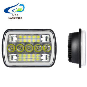 Rectangle 4x6 5x7 7 Pouces Led Phare 12V 24V DRL Lumières pour Jeeps <span class=keywords><strong>Wrangler</strong></span> <span class=keywords><strong>YJ</strong></span> XJ Cherokee Camion Accessoires Offroad - Product Image 4