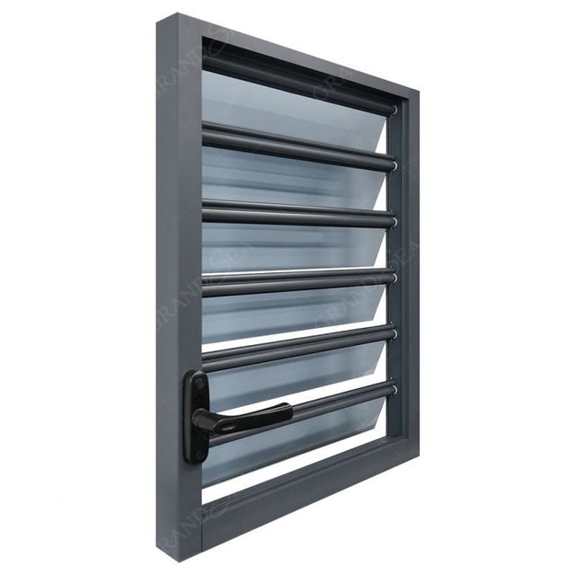 Minimalist Factory Price Multi Scenario Semi-Blackout Indoor Office Blinds Window Louvre windows Frame with Burglary Proof