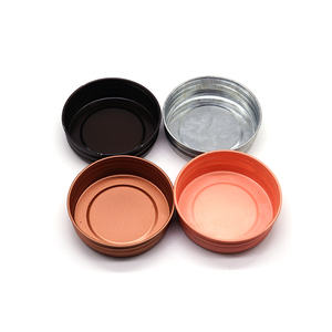 Contenedores de cera para velas de aluminio de colores vibrantes-Se acepta todo el volumen-Latas de ungüento duraderas y reutilizables - Product Image 2