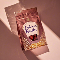 Gousset à fond plat debout Super aliment séché dattes rouges prunes fruits impression personnalisée réutilisable PE PET fermeture éclair Mylar sac d'emballage