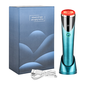 Dispositivo di terapia della luce a infrarossi palmare di fascia alta per Lifting viso collo massaggiatore fotone pelle stringere ABS acciaio inox <span class=keywords><strong>LED</strong></span> - Product Image 1