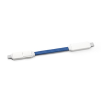Câble USB tressé en nylon durable 16cm Câble de charge magnétique PD 60W Câbles de données pour iPhone 15 14 13.