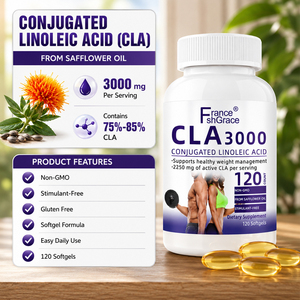 Suplemento de CLA de Marca Privada Shecome para Adultos, Apoya el Control de Peso y la Masa Muscular Magra, Cápsulas Blandas de CLA - Product Image 3