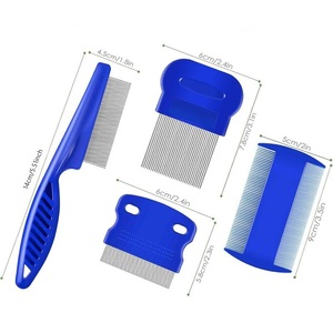 Cepillo de Aseo para Mascotas de Doble Acción, Combina Diseño de Cerdas y Púas, Cepillo Multifuncional para Perros y Gatos, Fácil de Limpiar - Product Image 2