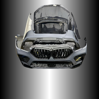 Para BMW X6 2017, actualización a 2024, modelos más antiguos X6 para actualizar el nuevo modelo, Kit envolvente que incluye faros delanteros, parachoques de coche