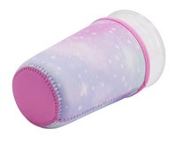 Manchon réutilisable personnalisé en néoprène imperméable à motif floral pour tasse de café glacé, idéal pour les activités sportives en extérieur toutes saisons