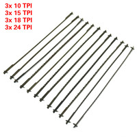 12x lames de scie à chantourner au nitrure noir 127mm pour accessoires d'outils électriques à bois