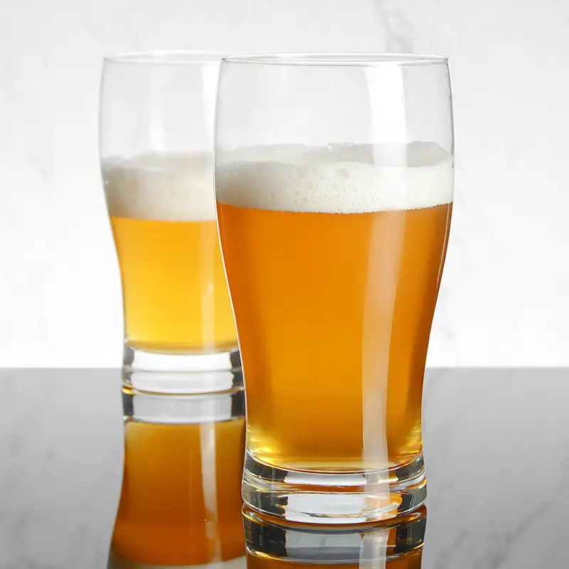Ree-vasos de cerveza imperiales de tulipán de fondo grueso, vaso de cerveza personalizado, 20oz