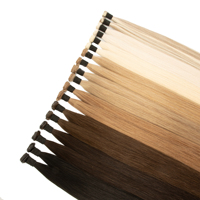 Extensions de cheveux humains russes Genius Weft Remy Skin Weft invisibles, pouvant être coupées, pour un volume professionnel