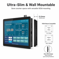 Moniteur PC tout-en-un à écran tactile de 13,3 pouces, terminal de vente au détail POS, étanche IP65, montage mural, multipoint