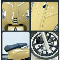 Moto électrique 1500w, moto rétro, moto électrique vintage, cyclomoteur, scooter Vespa pour les trajets en ville