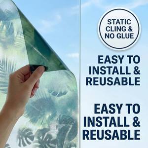 Película Estática <span class=keywords><strong>para</strong></span> Ventanas de PVC de Diseño Moderno, Aislamiento Térmico, Protección UV, Fácil Instalación, Decorativa <span class=keywords><strong>para</strong></span> Hogares y Residencias - Product Image 2