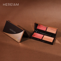 IMAGIC – Nouvelle palette de fard à joues, illuminateur et contour en poudre fine, couleur naturelle et uniforme, avec miroir pour le maquillage du visage