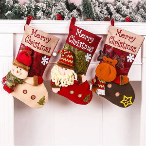 Nouveau Design <span class=keywords><strong>Grande</strong></span> <span class=keywords><strong>Taille</strong></span> Bonbons Couleur Chaussettes <span class=keywords><strong>De</strong></span> Noël Cadeaux Faits À La Main Décorations <span class=keywords><strong>De</strong></span> Noël Père Noël Bonhomme <span class=keywords><strong>De</strong></span> Neige Bas <span class=keywords><strong>De</strong></span> Noël - Product Image 1