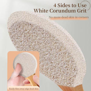 Kikir kaki penghilang kalus, penggosok kaki profesional pedikur mengikir kaki menghilangkan tumit pecah-pecah kulit mati - Product Image 3