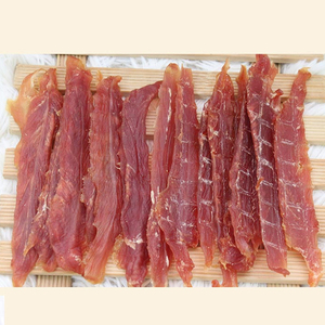 Grosir makanan dan makanan hewan peliharaan kualitas tinggi tanpa tambahan lemak penghilang pipi lembut ringan kering Strip bebek - Product Image 6