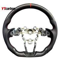 Volant en fibre de carbone véritable YTcarbon pour Abarth Fiat 124 MX5, accessoires intérieurs de voiture, modification style racing, personnalisé.