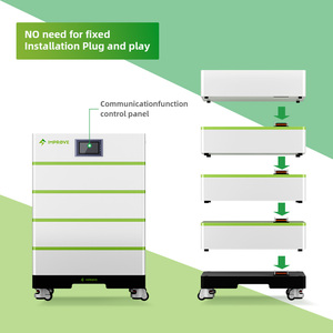사용자 정의 HV 리튬 배터리 쌓을 수있는 하이브리드 204.8V 256V 100ah lifepo4 배터리 10kw 태양 광 발전 시스템 BMS에서 구축