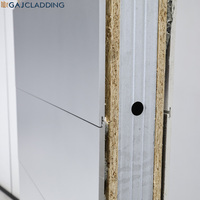 Système de bardage extérieur en fibrociment métallique à joint languette et rainure pour hôtels et villas modernes, ignifuge et étanche