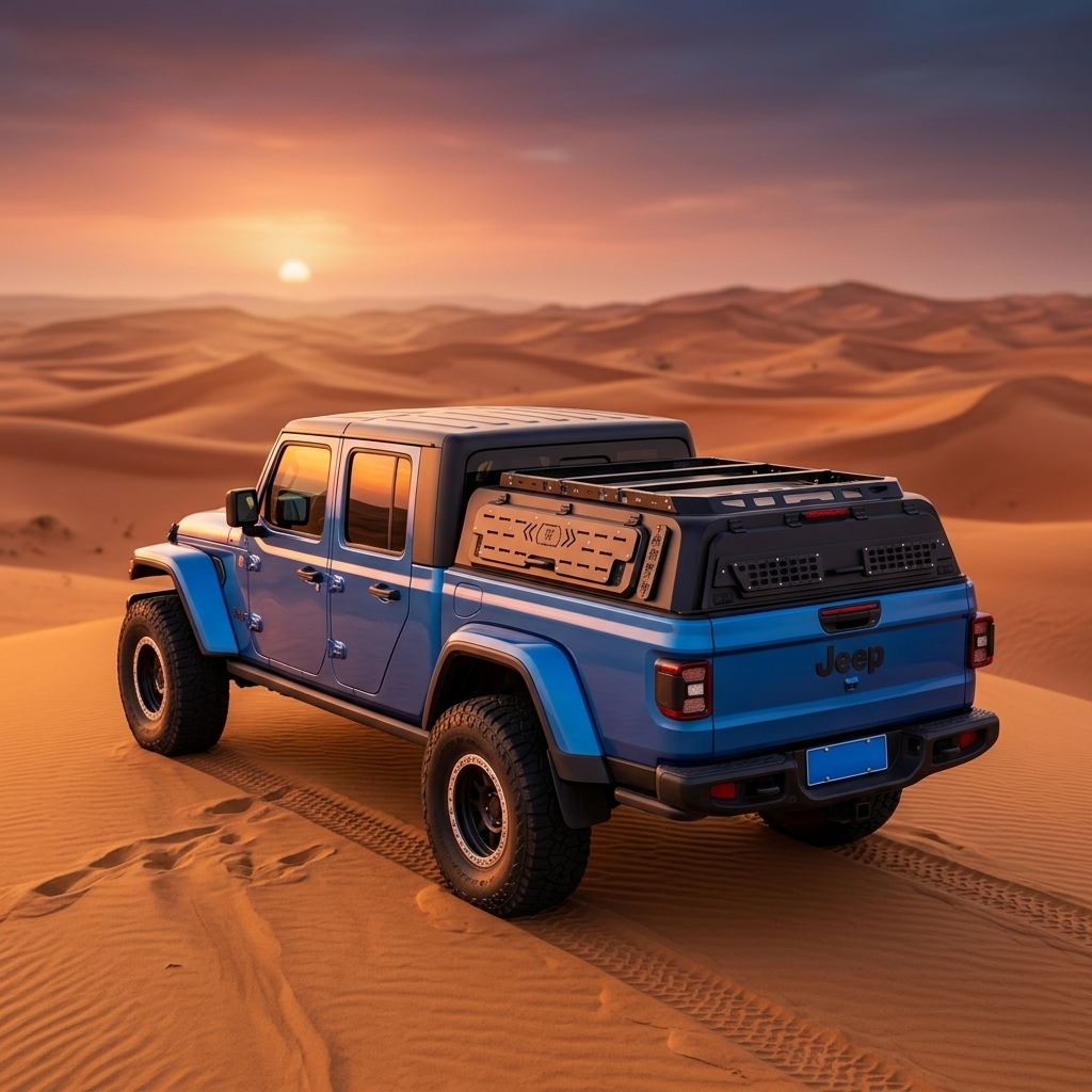 Aluminum Modular Jeep Gladiator Truck Canopy | Jeep (SKU 5515)
