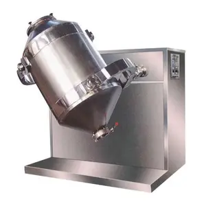 2022 New Used For Granule Powder And Liquid 3d Rotating Drum Powder Mixer Tumbler Mixer 3d-ribbor Mixer