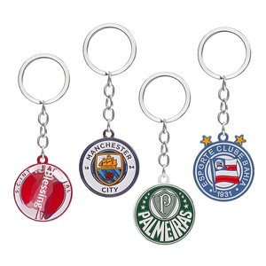Portachiavi di Lusso Minimalista in Lega di Zinco Laccato per <span class=keywords><strong>Tifosi</strong></span> di Calcio del Barcellona e del Manchester United - Product Image 3