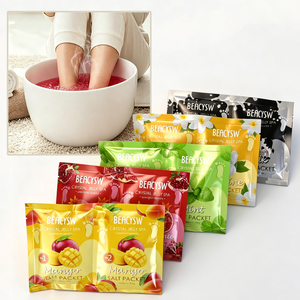 Kit de bain de pieds en gelée de cristal Perfect Spa 50+50g, gelée détoxifiante et sel minéral, traitement professionnel de pédicure, système en 2 étapes - Product Image 1