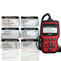 Escáner de Diagnóstico para Auto V320 OBD2 OLIVER, Conectividad Cableada, Rojo y Negro, Herramienta de Solución de Problemas de Luz de Verificación del Motor