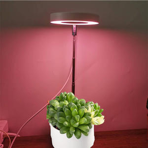 גובה מתכוונן 3.5in מלאך טבעת ספקטרום מלא צמח אור פנימי שתילה קטן עציצים עציצים קטנים עציצים גדולים המנורה - Product Image 4