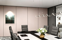 Paneles de Pared Divisores Sólidos de la Serie Metal, Divisores Decorativos Interiores, Venta al Por Mayor OEM