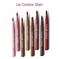 Nouveaux arrivages Vente chaude Preuve des taches Contour des lèvres Taches de lèvres Liquide Lip Liner Vegan Private Label Lipliner 12 heures